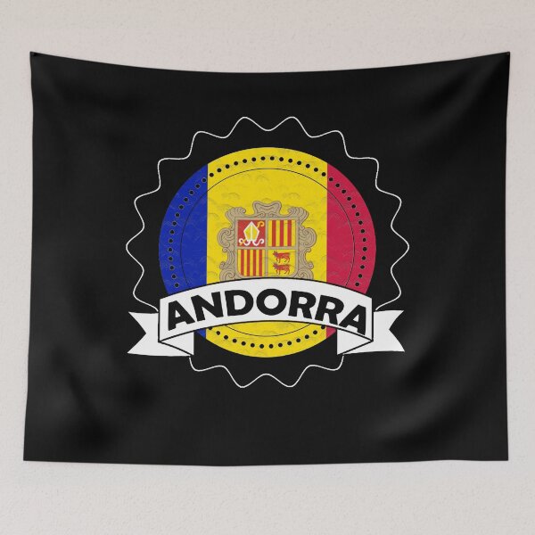 Item preview, Andorra Emblem-Badge-Flag designed and sold by Gina-Driada.