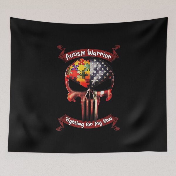 Item preview, Autism Warrior Fighting For My Son | Gift For Veteran Day | Gift For Son designed and sold by ThuyPhamStore.