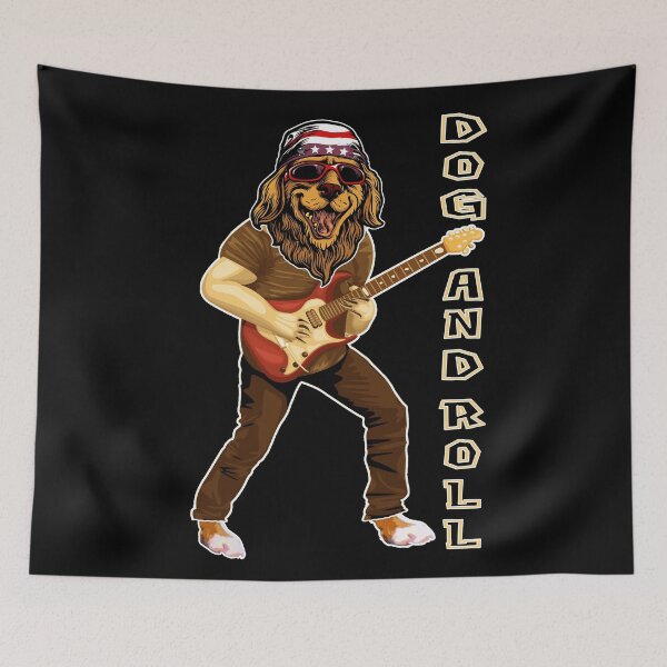 Item preview, Labrador dog guitarist with bandana designed and sold by Astralia.