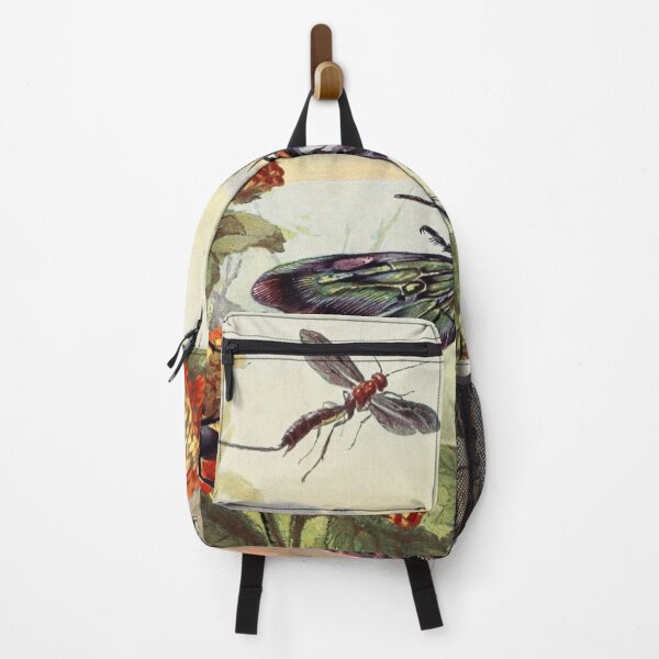 Item preview, Botanical Art with Insects 1900s Art Deco designed and sold by Alondra.