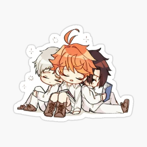 norman x emma x ray - The promised Neverland Sticker