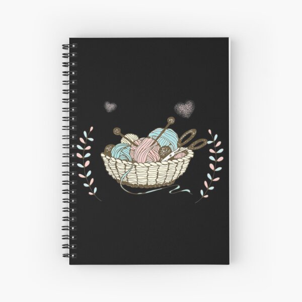 YARN BOMB YARN BOMBING KNITTING Spiral Notebook