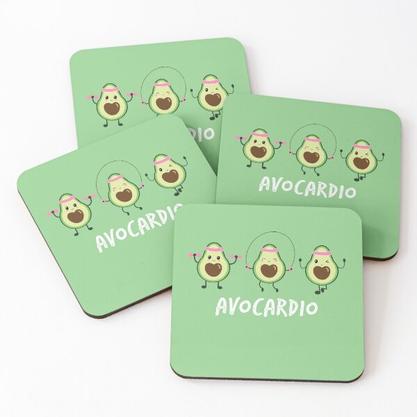 Item preview, Cute Avocardio Weights Skipping and Dancing   designed and sold by champagnemoment.