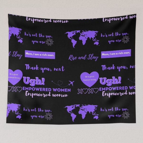Item preview, Purple Women empowerment designed and sold by Hoetoons.