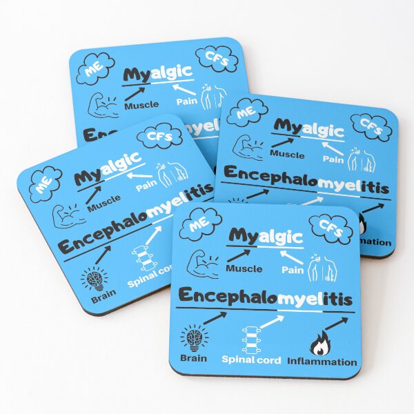Item preview, Black & White on Blue ME definition Cartoon (with abbreviations) designed and sold by Chantelle  Spies.