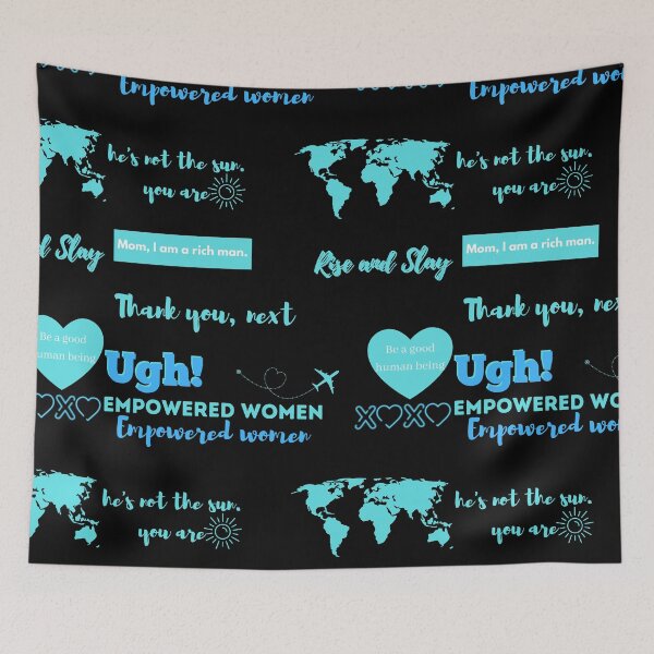 Item preview, Blue Women empowerment designed and sold by Hoetoons.
