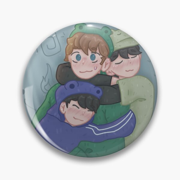 Item preview, Karl, Quackity, and Sapnap designed and sold by EmuArts.