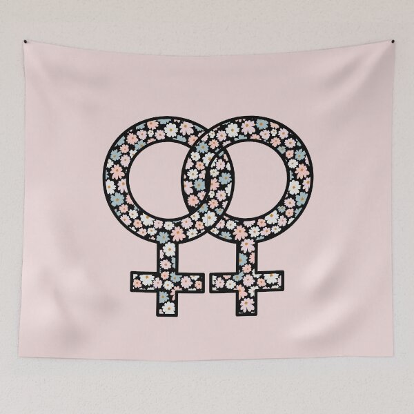 Item preview, Lesbian symbol flower designed and sold by Nyanko-Sempai.