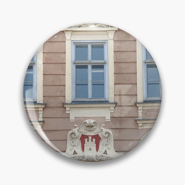 Item preview, Rathaus wall detail with clock and windows in Klosterneuburg  Lower Austria designed and sold by goceris.