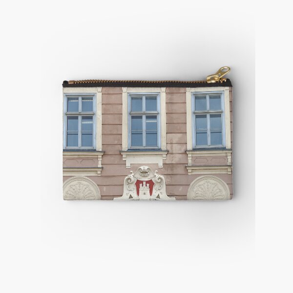 Item preview, Rathaus wall detail with clock and windows in Klosterneuburg  Lower Austria designed and sold by goceris.