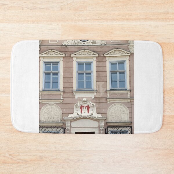 Item preview, Rathaus wall detail with clock and windows in Klosterneuburg  Lower Austria designed and sold by goceris.