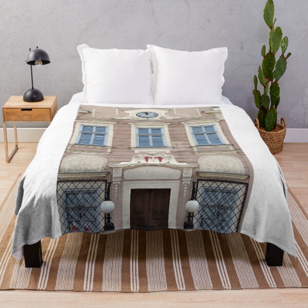Item preview, Rathaus wall detail with clock and windows in Klosterneuburg  Lower Austria designed and sold by goceris.