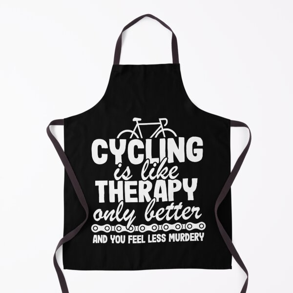 Item preview, Cycling Is Like Therapy Only Better Funny Cyclist Gift designed and sold by Stronzi.
