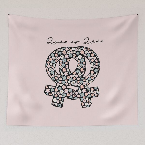 Item preview, Lesbian symbol flower designed and sold by Nyanko-Sempai.