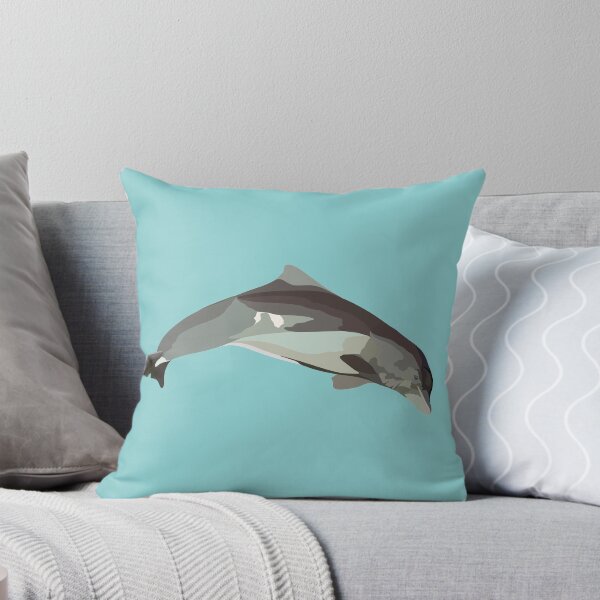 Artikelvorschau, H steht für Buckeldelfin, Buckeldelfin-Kunstwerk – Markante Küstendelfin-Illustration und Meerestier-Design entworfen und verkauft von PrettylittlepastelUk.