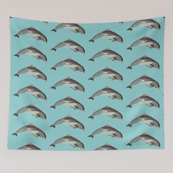 Item preview, H is for Humpback Dolphin,Humpback Dolphin Artwork – Distinctive Coastal Dolphin Illustration and Marine Wildlife Design designed and sold by PrettylittlepastelUk.