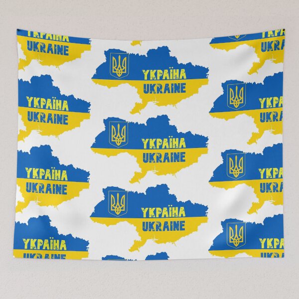 Item preview, Flag and map of Ukraine designed and sold by Travellerz.