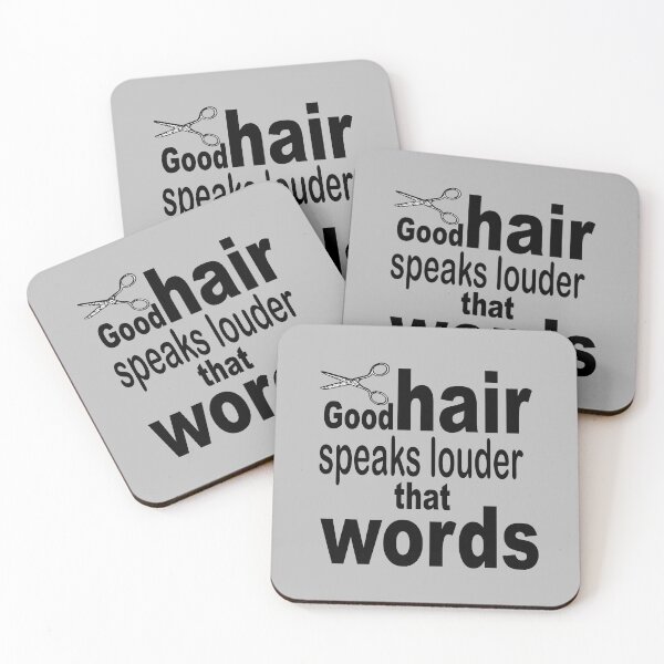 Item preview, Fuuny hair Good hair speaks louder than words designed and sold by Mac Store.