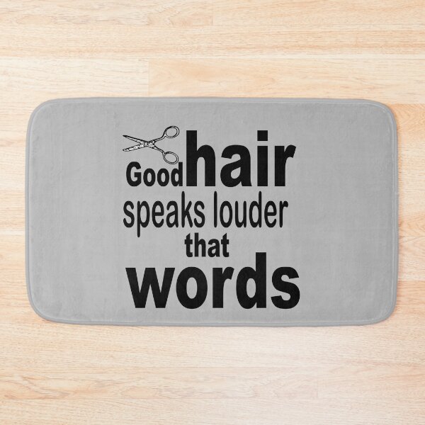 Item preview, Fuuny hair Good hair speaks louder than words designed and sold by Mac Store.