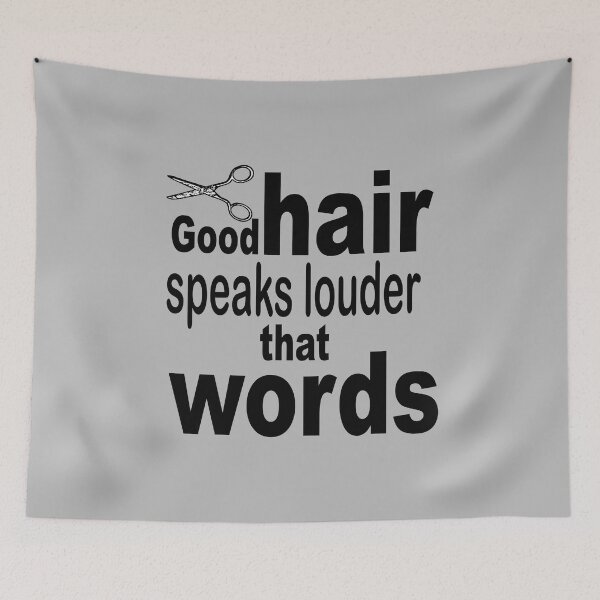 Item preview, Fuuny hair Good hair speaks louder than words designed and sold by Mac Store.