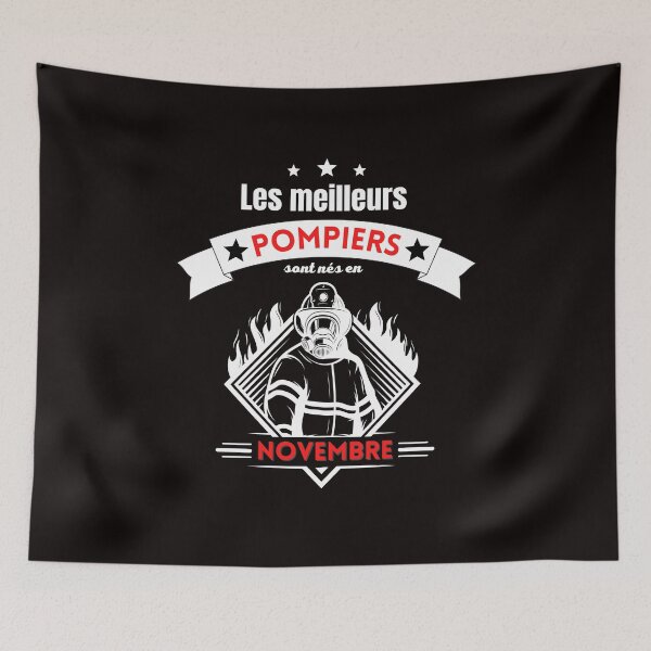 Item preview, The best firefighters are born in November designed and sold by Ydurand.