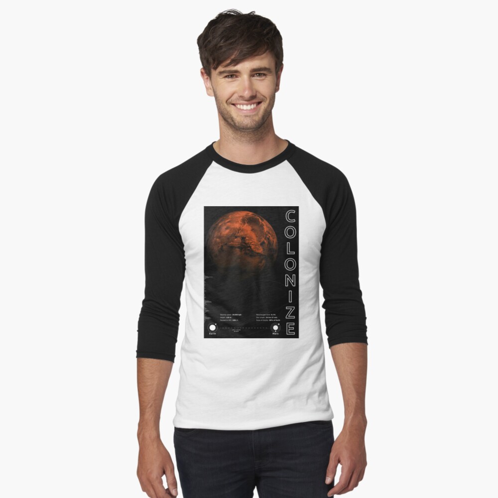Item preview, Baseball ¾ Sleeve T-Shirt designed and sold by Butterfly-Dream.