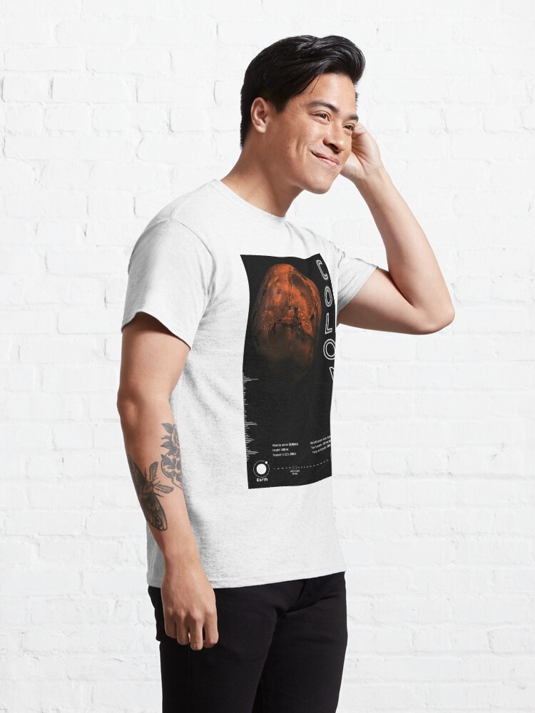 Thumbnail 5 of 7, Classic T-Shirt, Mars - time to Colonize designed and sold by Butterfly-Dream.