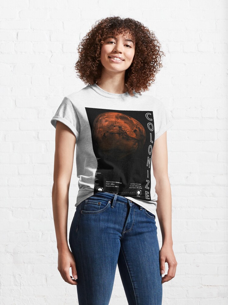 Thumbnail 4 of 7, Classic T-Shirt, Mars - time to Colonize designed and sold by Butterfly-Dream.