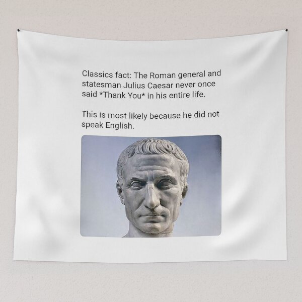 Item preview, funny Julius Caesar meme designed and sold by That Store With the Fun Stuff.