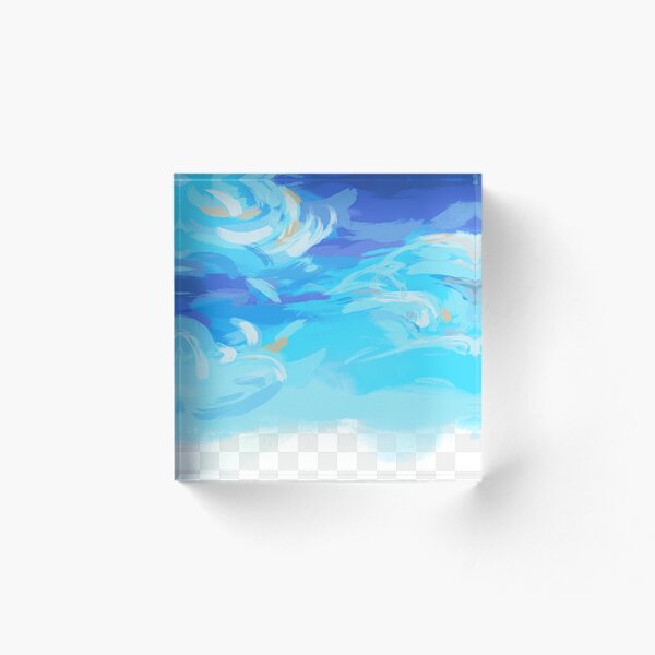 Item preview, cielo de nubes blancas designed and sold by AZcustom.