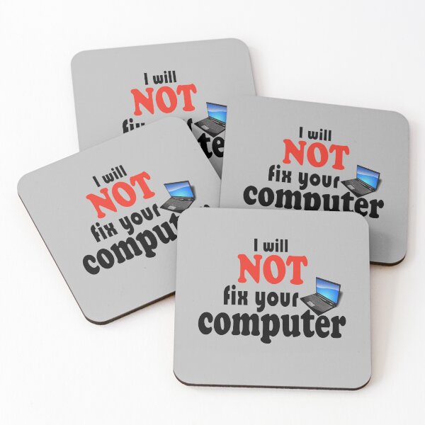 Item preview, Fuuny computer I will NOT fix your computer,gift idea for lovers science and technology designed and sold by Mac Store.