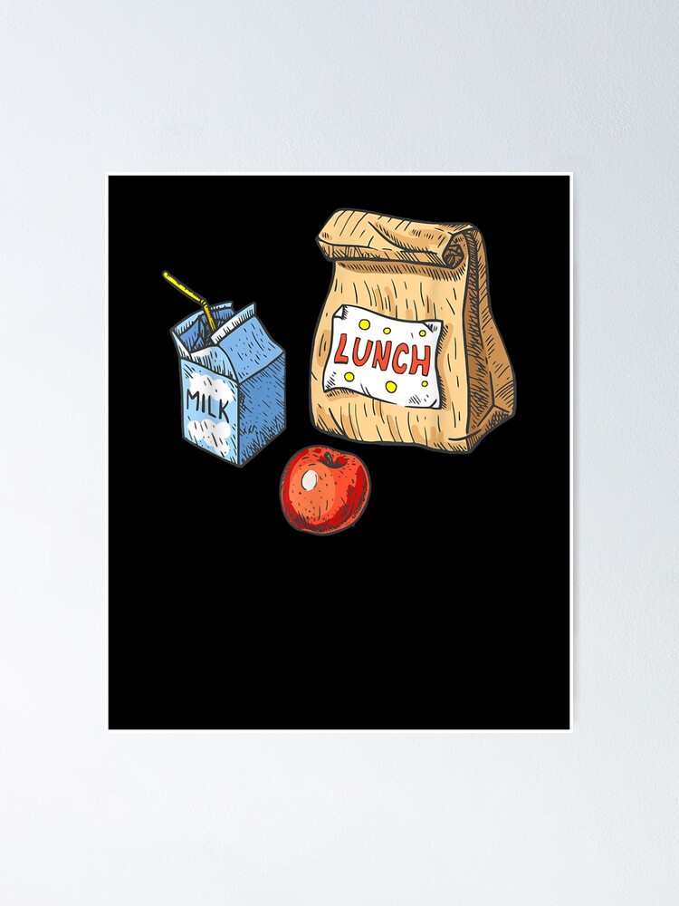 Lunch Lady Cafeteria Worker Perfect School Men Women Poster By