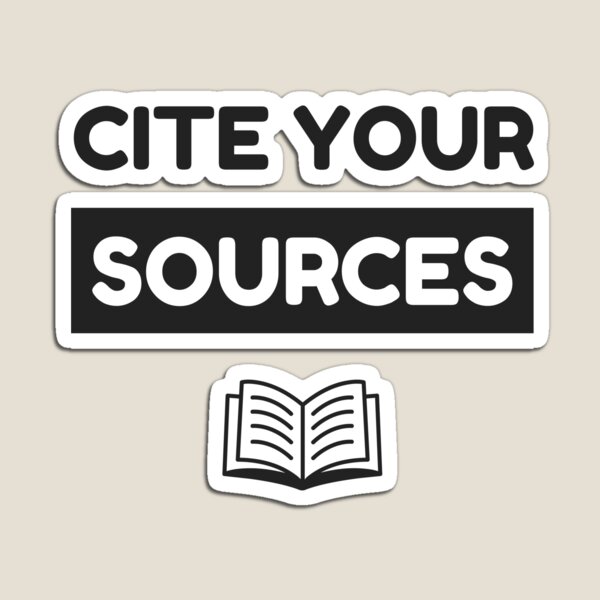 Item preview, Cite your sources, Academic research, PhD life designed and sold by Rita Azevedo.