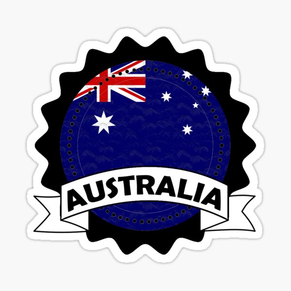 Item preview, Australia Emblem-Badge-Flag designed and sold by Gina-Driada.