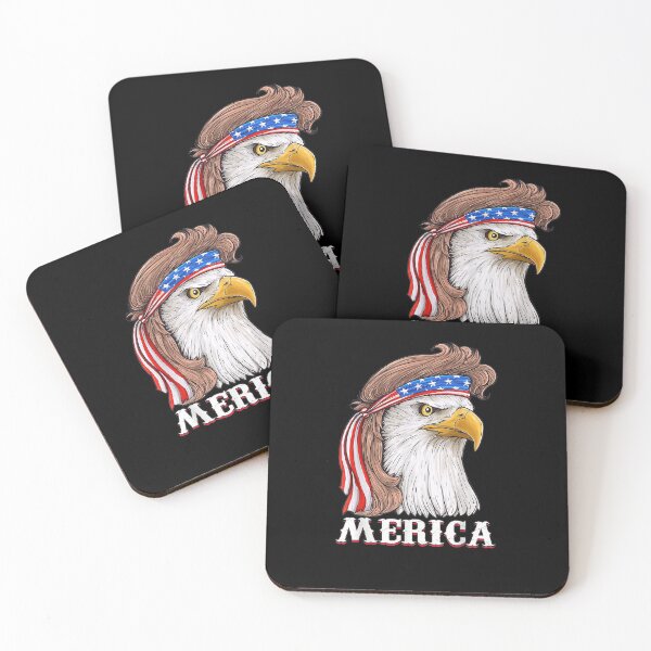 Item preview, Eagle Mullet 4th Of July USA American Flag Merica designed and sold by KeenanGlover.
