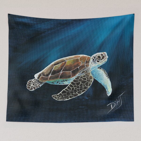 Item preview, Swimming Turtle designed and sold by Dianne Hancock-James.