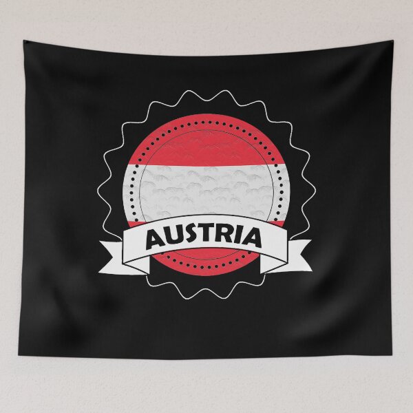 Artikelvorschau, Österreich Emblem-Abzeichen-Flagge entworfen und verkauft von Gina-Driada.