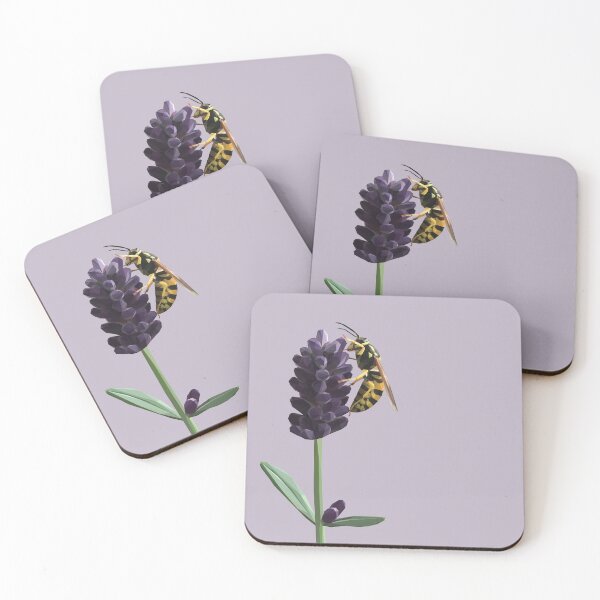 Item preview, Geometric Wasp on Lavender designed and sold by ErinFCampbell.