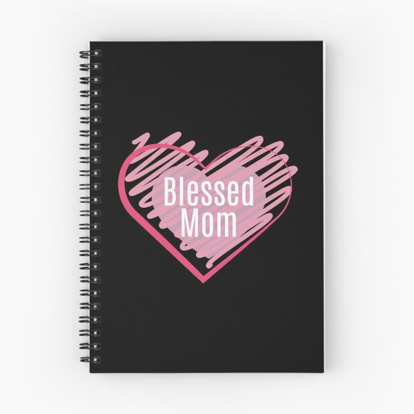 Item preview, Blessed Mom Pink Heart designed and sold by ModkMerch.