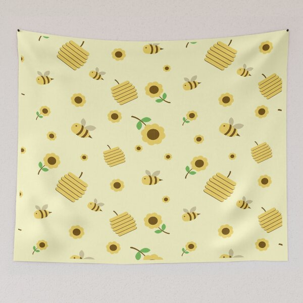 Item preview, Cute Wholesome Bee pattern designed and sold by DaniBazz.