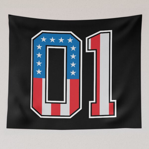 Item preview, Vintage Number 1 American Classy Number one United States Flag designed and sold by Urosek.