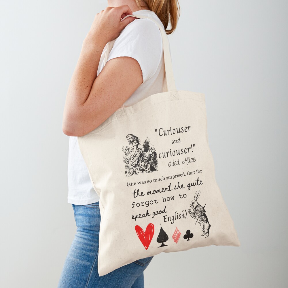 Alice: Curiouser and Curiouser exhibition tote bag