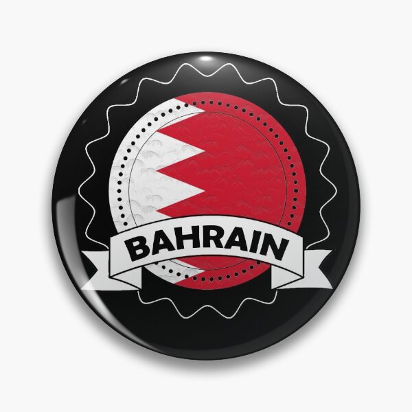 Item preview, Bahrain Emblem-Badge-Flag designed and sold by Gina-Driada.