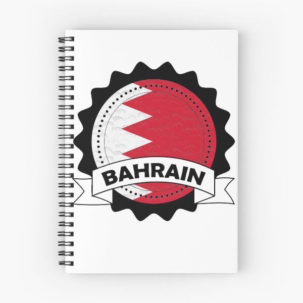 Artikelvorschau, Bahrain Emblem-Abzeichen-Flagge entworfen und verkauft von Gina-Driada.