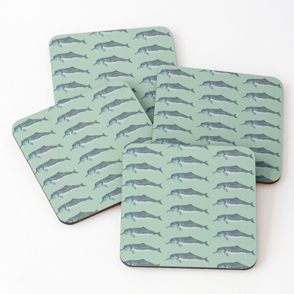Item preview, C is for Chinese River Dolphin,Chinese River Dolphin Artwork – Rare Baiji Illustration and Freshwater Wildlife Design designed and sold by PrettylittlepastelUk.