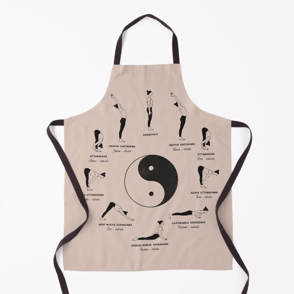 Item preview, Sun Salutation Yoga Sequence | Ashtanga Yoga Pose Illustration designed and sold by Sadhana Design Studio.