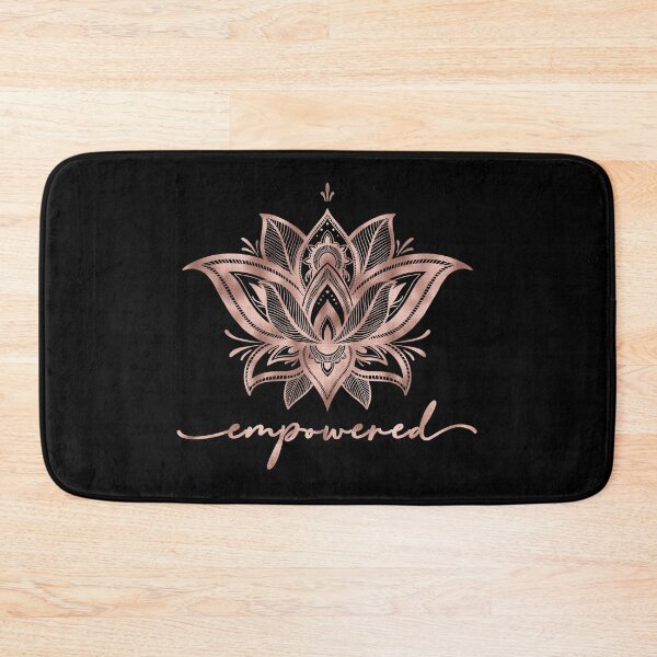 Item preview, Empowered with Lotus Mandala (Rose Gold) designed and sold by squishyrainbow.