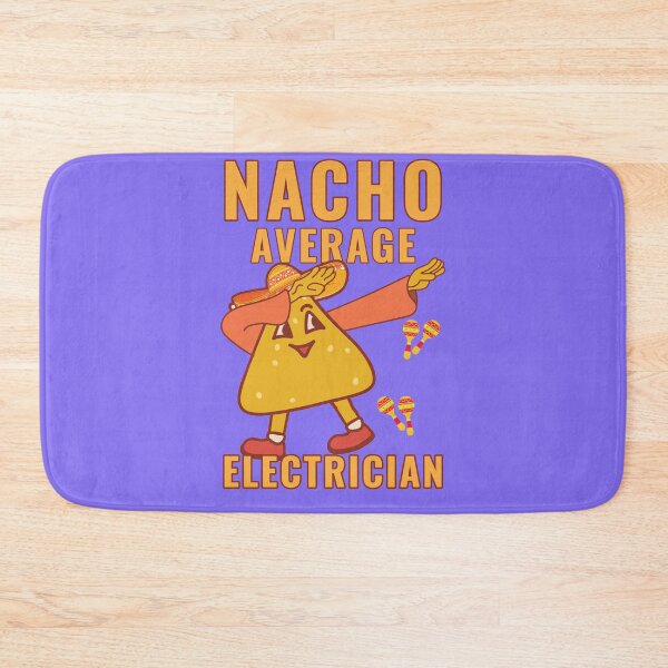 Item preview, Nacho average Electrician designed and sold by Feline Rockstars.