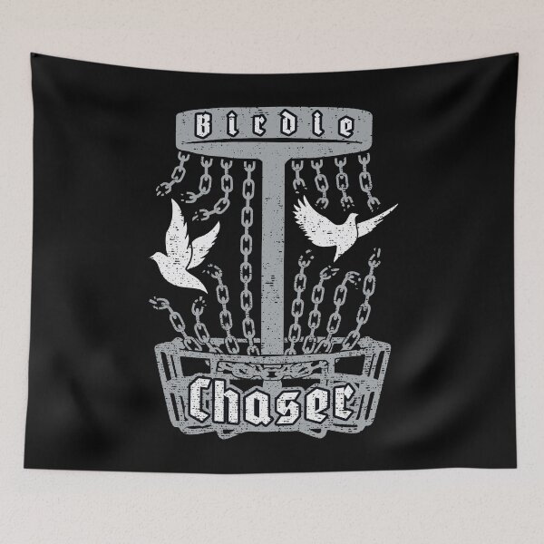 Item preview, Birdie Chaser Disc Golf Frolf Doves Breaking Basket Chains designed and sold by GrandeDuc.