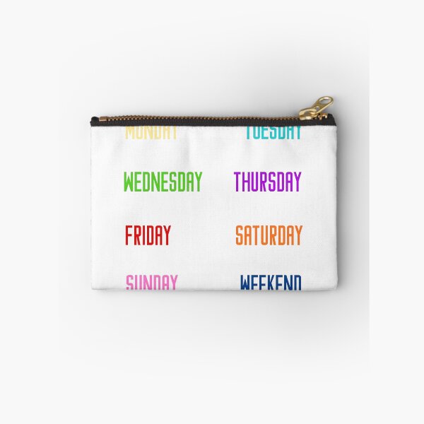 Item preview, Days of the week for your planner and journal in rainbow colors - Monday Tuesday Wednesday Thursday Friday Saturday Sunday Weekend designed and sold by meraviglioso.